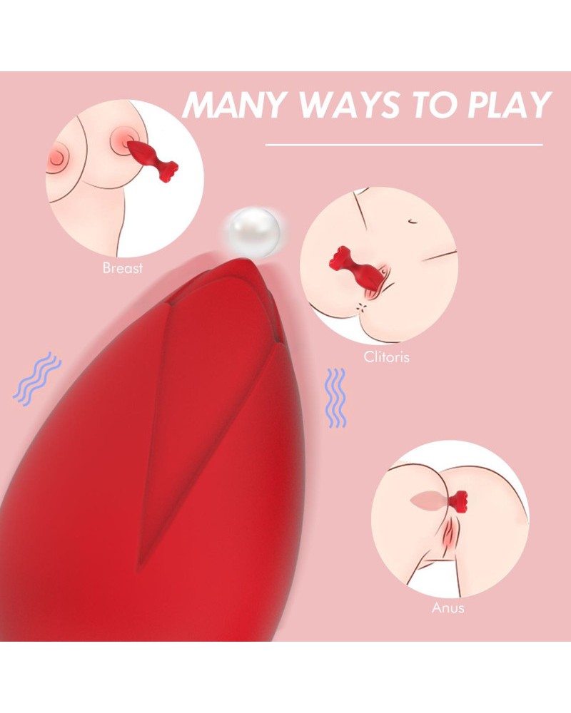Ophelia's Dream Toys- Silicone Anal Plug – Red Temptation