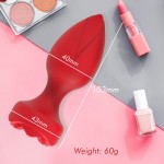 Ophelia's Dream Toys- Silicone Anal Plug – Red Temptation