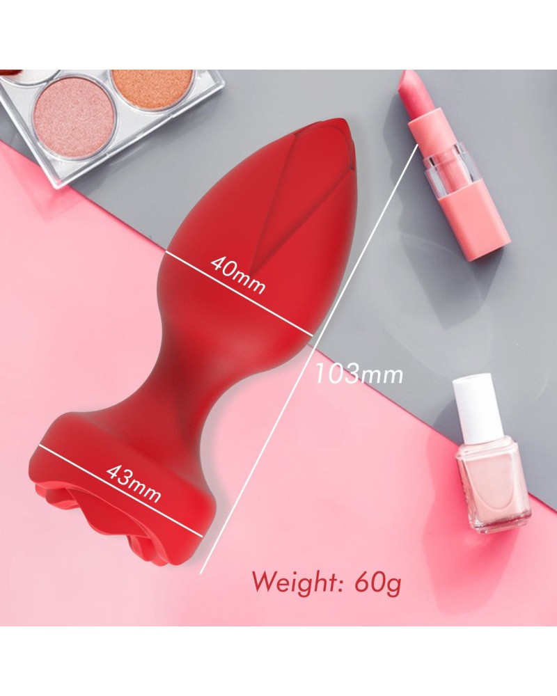 Ophelia's Dream Toys- Silicone Anal Plug – Red Temptation