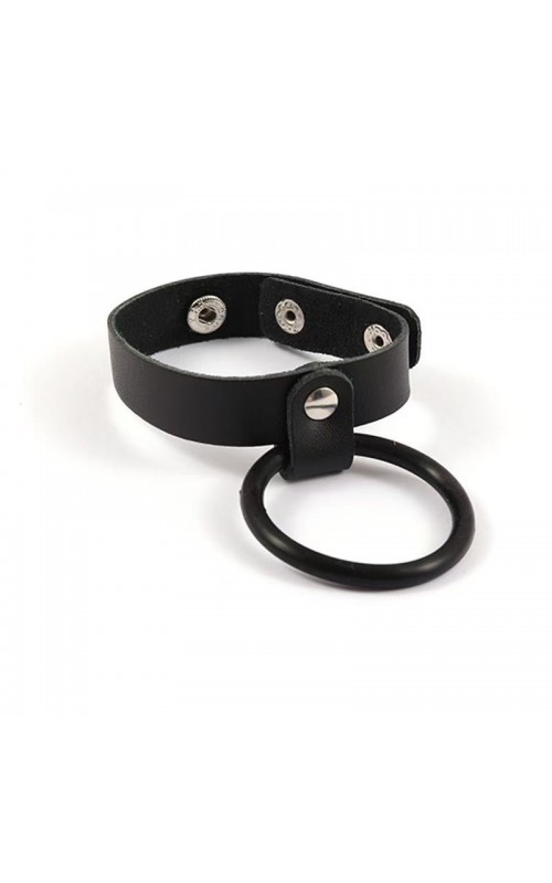 Ophelia's Dream Toys- Adjustable Cock Ring Strap – Black