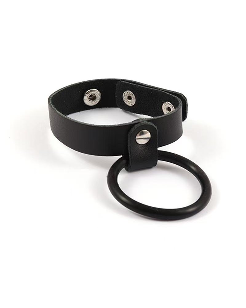 Ophelia's Dream Toys- Adjustable Cock Ring Strap – Black