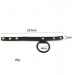 Ophelia's Dream Toys- Adjustable Cock Ring Strap – Black