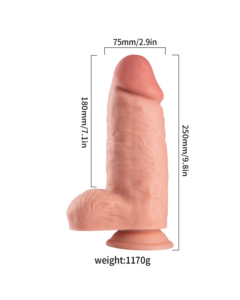 Ophelia's Dream Toys- Thick Dildo 25cm Vanilla Ophelia's Dream Toys- Thick Dildo 25cm Vanilla