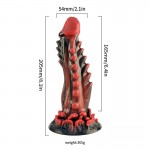 Ophelia's Dream Toys- Red Monster Dildo