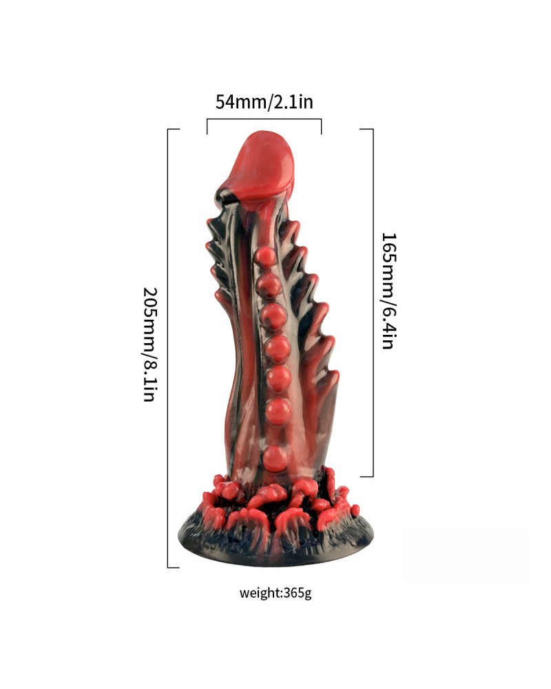 Ophelia's Dream Toys- Red Monster Dildo