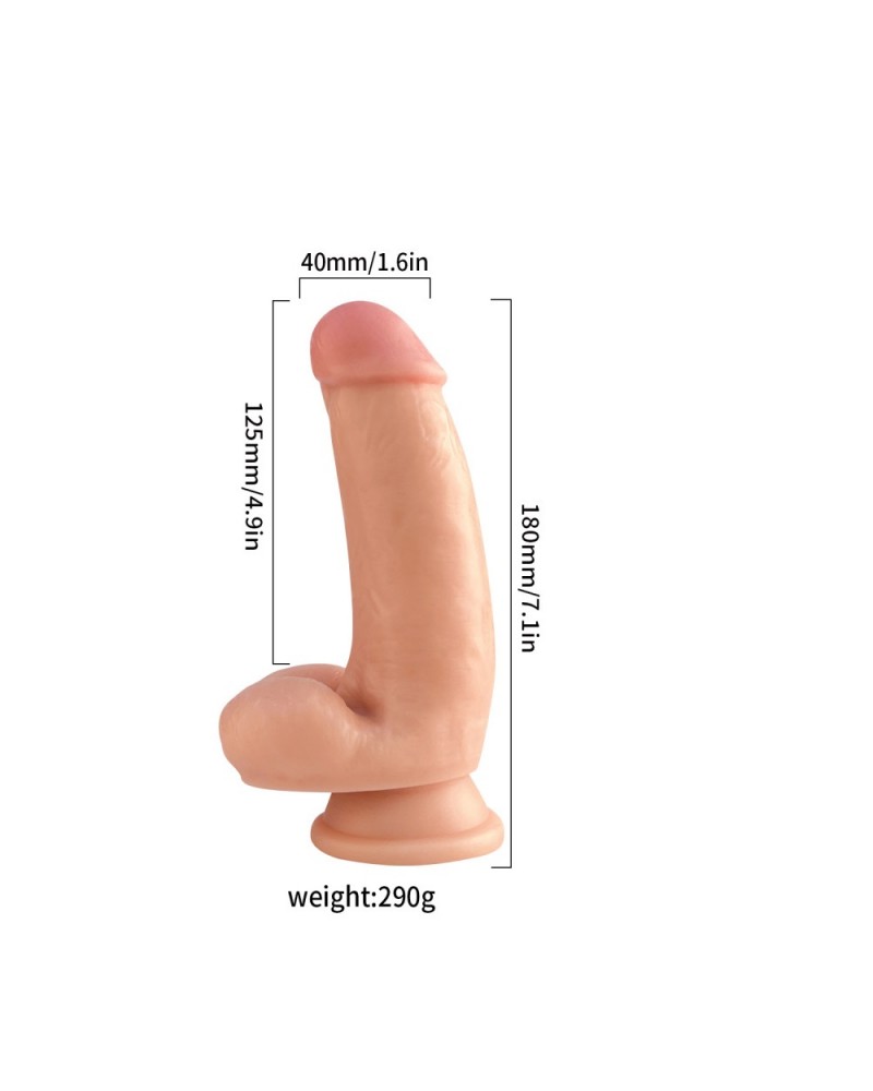 Ophelia's Dream Toys- Realistic Dildo 18cm Vanilla Ophelia's Dream Toys- Realistic Dildo 18cm Vanilla