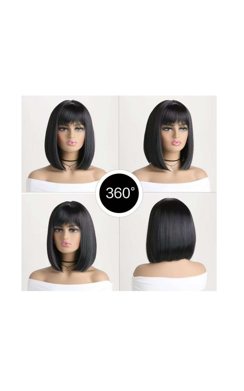 Ophelia's Dream Toys- Wig with Bangs – Jet Black