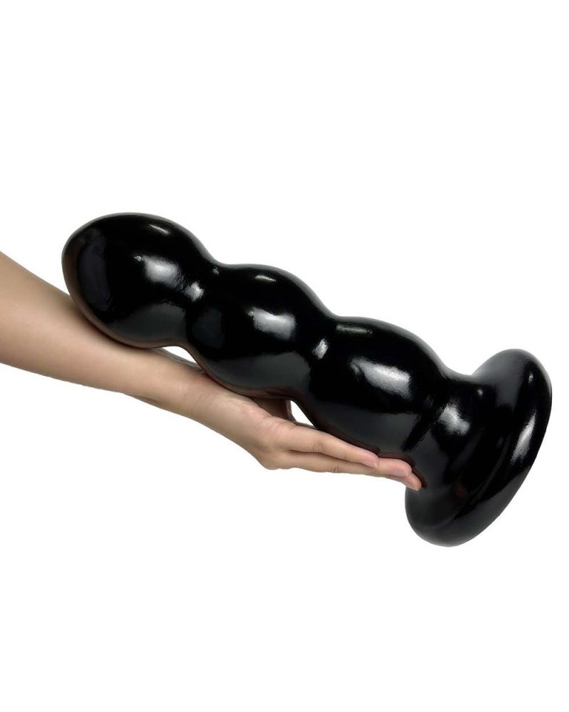 Ophelia's Dream Toys- Beaded Dildo 32.5cm Black