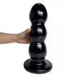 Ophelia's Dream Toys- Beaded Dildo 32.5cm Black