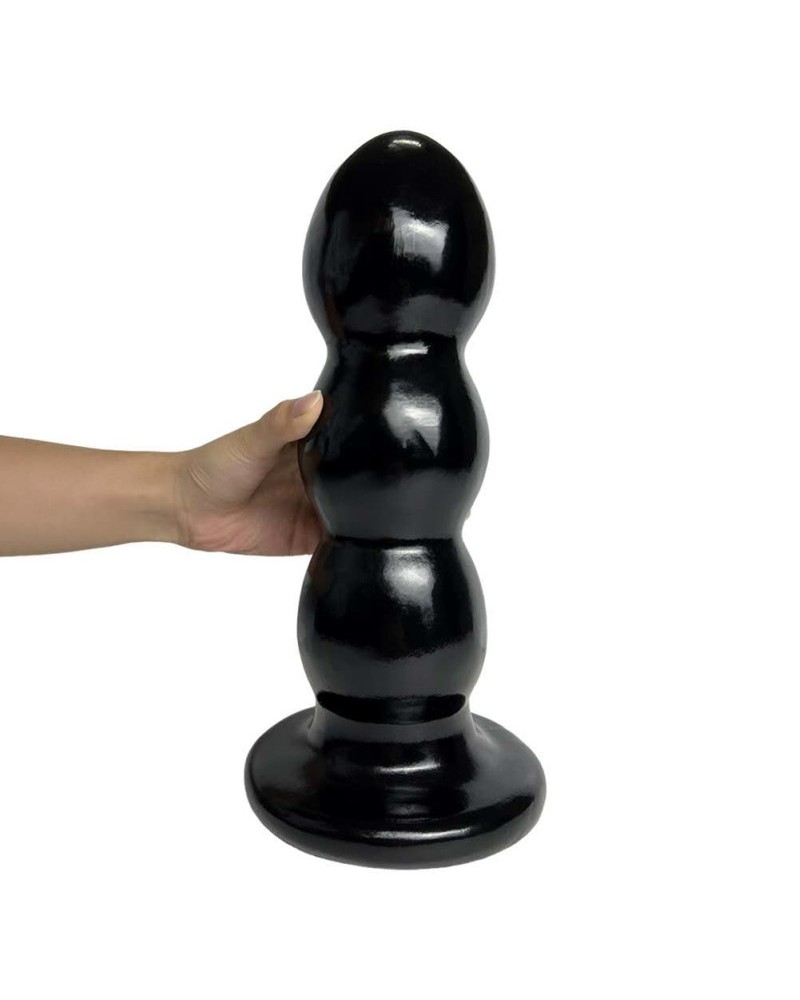 Ophelia's Dream Toys- Beaded Dildo 32.5cm Black