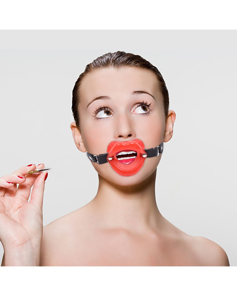 Ophelia's Dream Toys- Sissy mouth gag red Ophelia's Dream Toys- Sissy mouth gag red