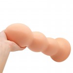 Ophelia's Dream Toys- Beaded Dildo 32.5cm Vanilla