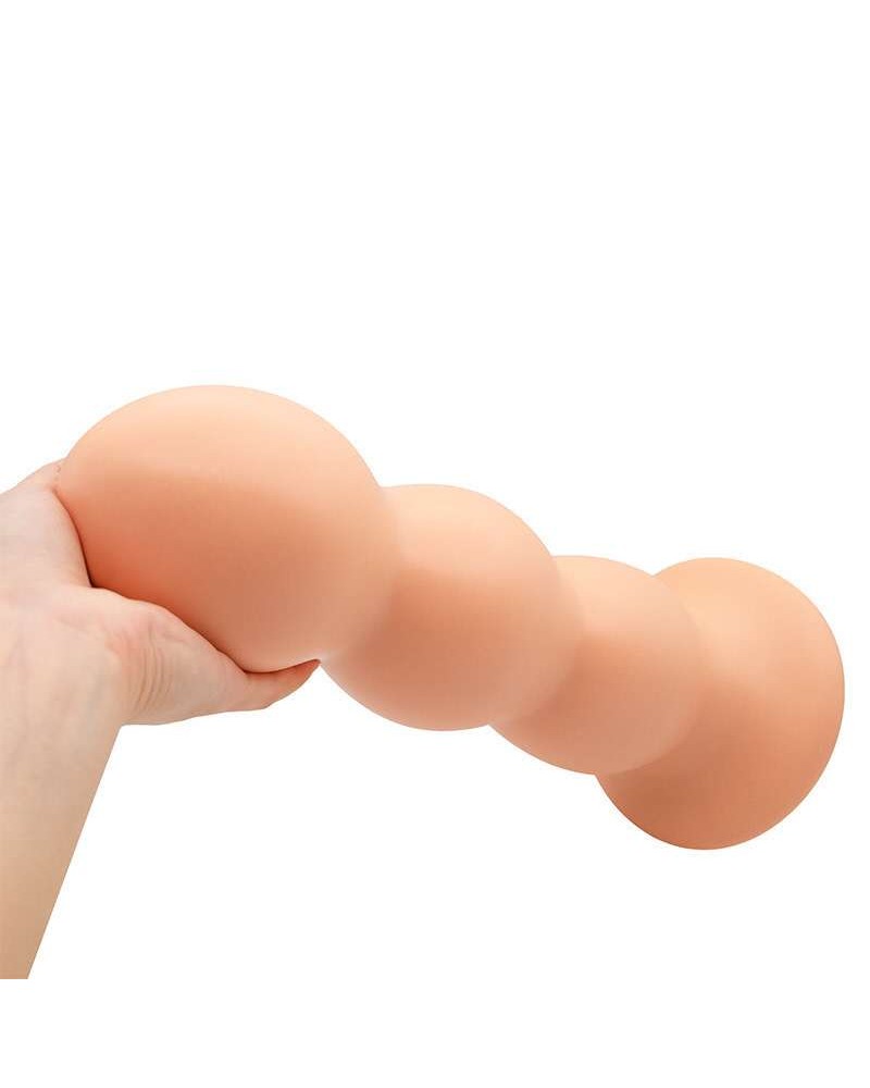 Ophelia's Dream Toys- Beaded Dildo 32.5cm Vanilla