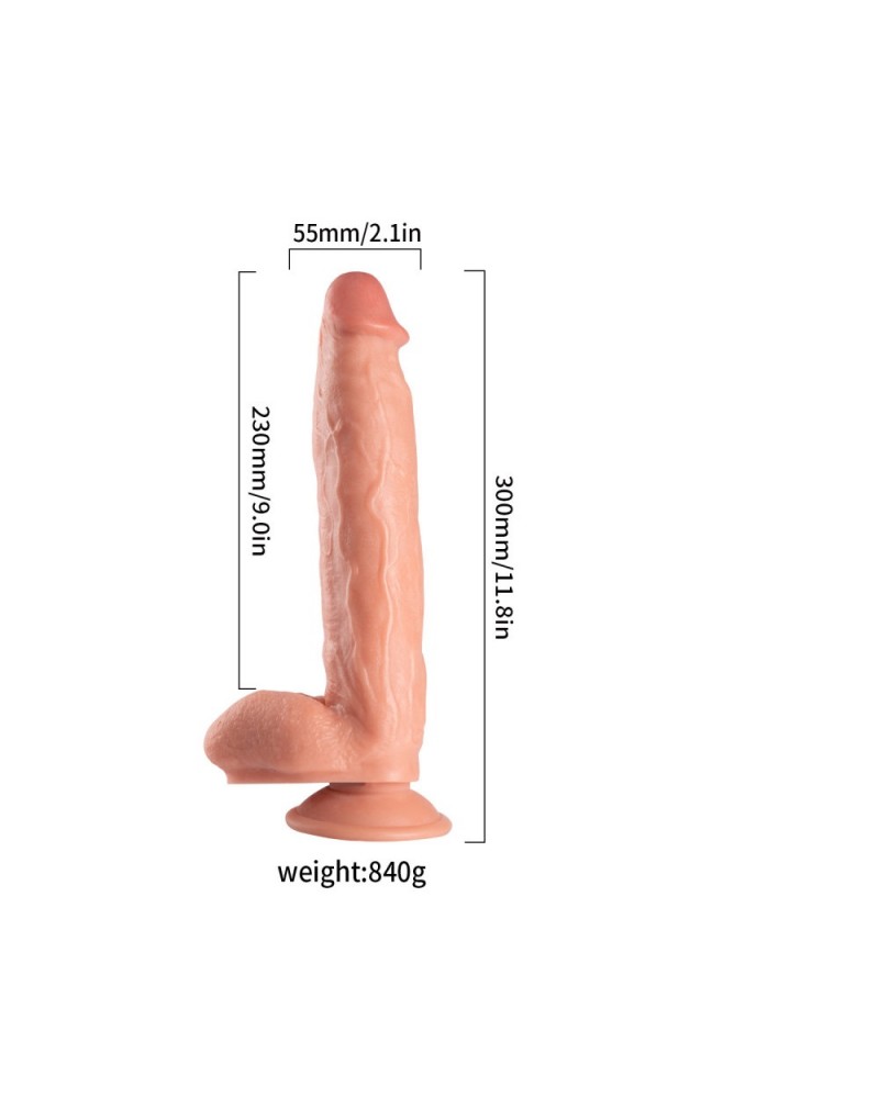 Realistic Dildo Vanilla 30cm