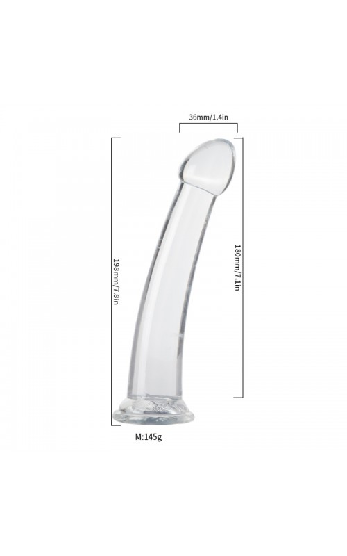 Ophelia's Dream Toys - C-Thru Dildo M