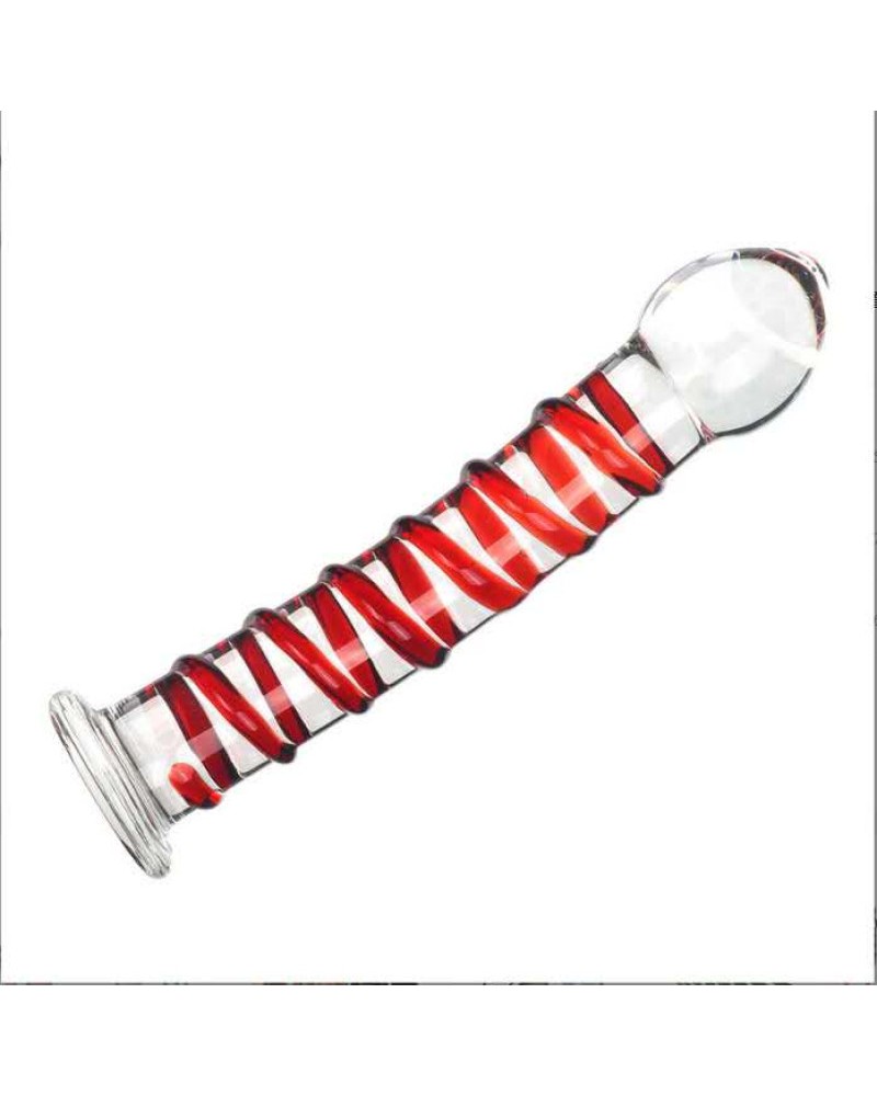 Ophelia's Dream Toys - Glass dildo red Ophelia's Dream Toys - Glass dildo red