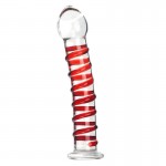 Ophelia's Dream Toys - Glass dildo red Ophelia's Dream Toys - Glass dildo red