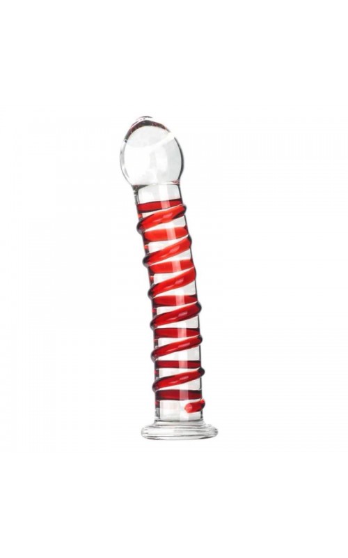 Ophelia's Dream Toys - Glass dildo red