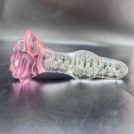Ophelia's Dream Toys - Glass butt plug rose glow in the dark Ophelia's Dream Toys - Glass butt plug rose glow in the dark