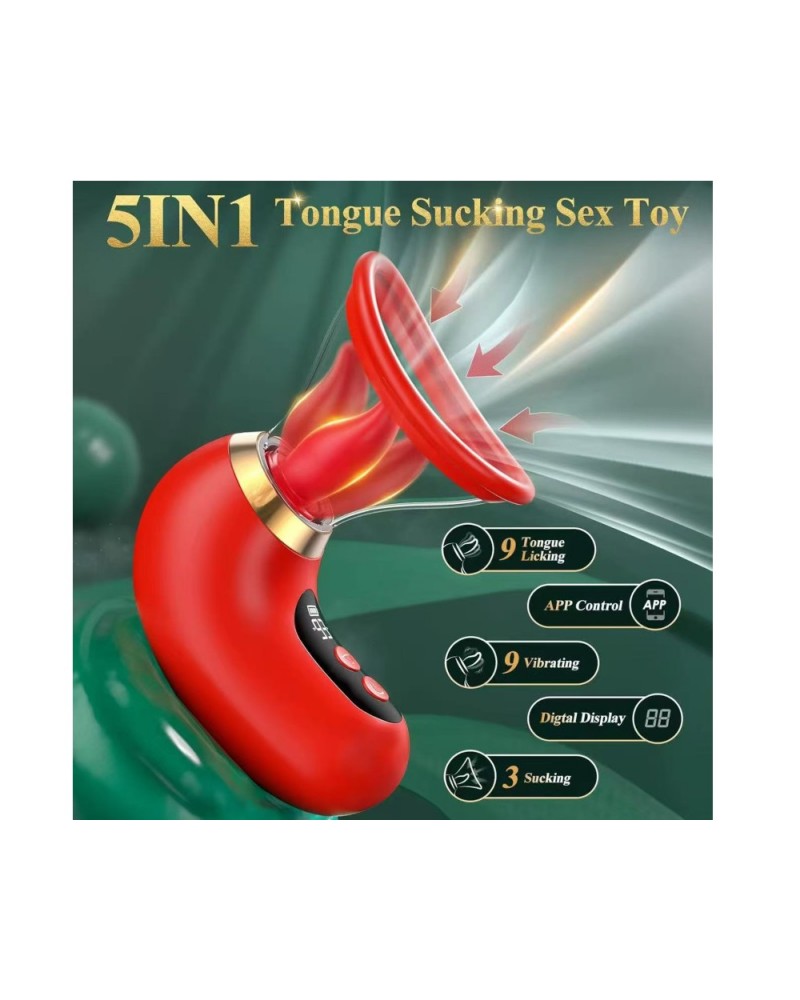 Ophelia's Dream Toys - Anna Suction Tongue Stimulator Ophelia's Dream Toys - Anna Suction Tongue Stimulator