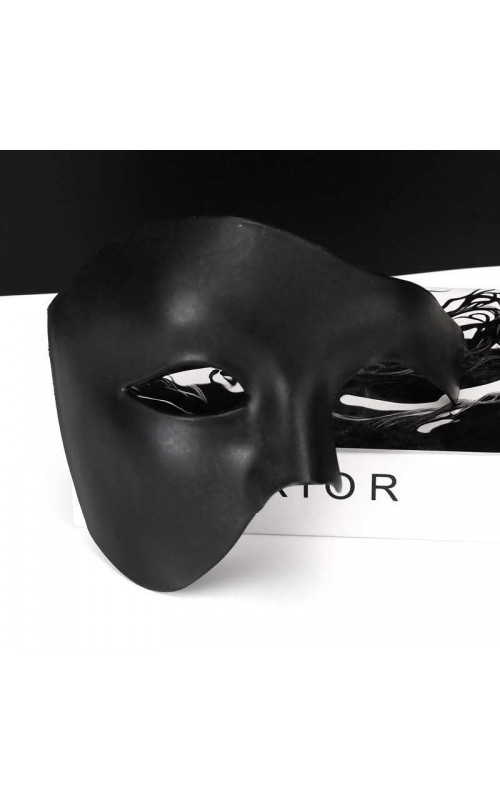 Ophelia's Dream Toys- Half Face Black Masquerade Mask