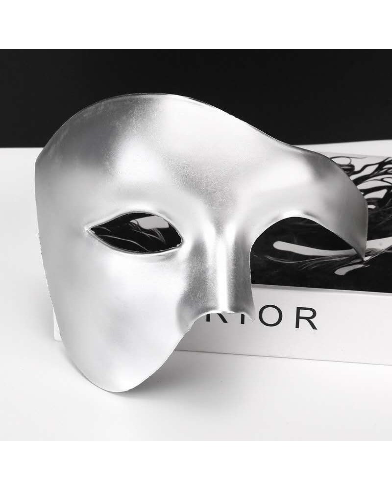 Ophelia's Dream Toys- Half Face Silver Masquerade Mask Ophelia's Dream Toys- Half Face Silver Masquerade Mask