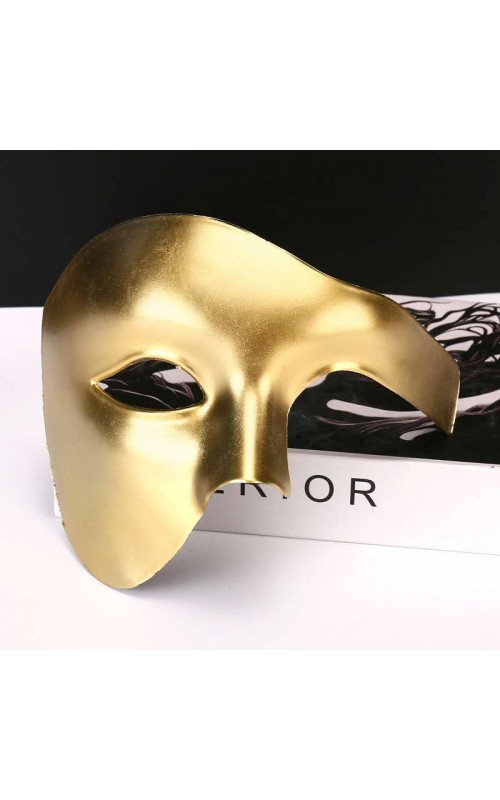 Ophelia's Dream Toys- Half Face Gold Masquerade Mask