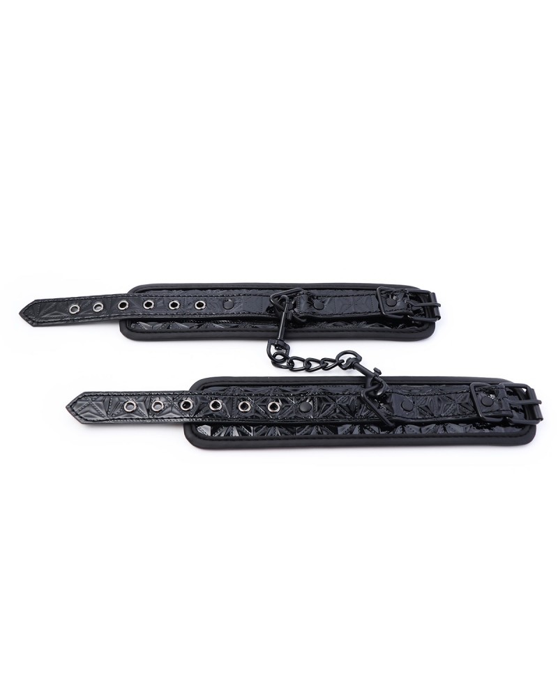 Ophelia's Dream Toys- Patterned wrist cuffs black Ophelia's Dream Toys- Patterned wrist cuffs black