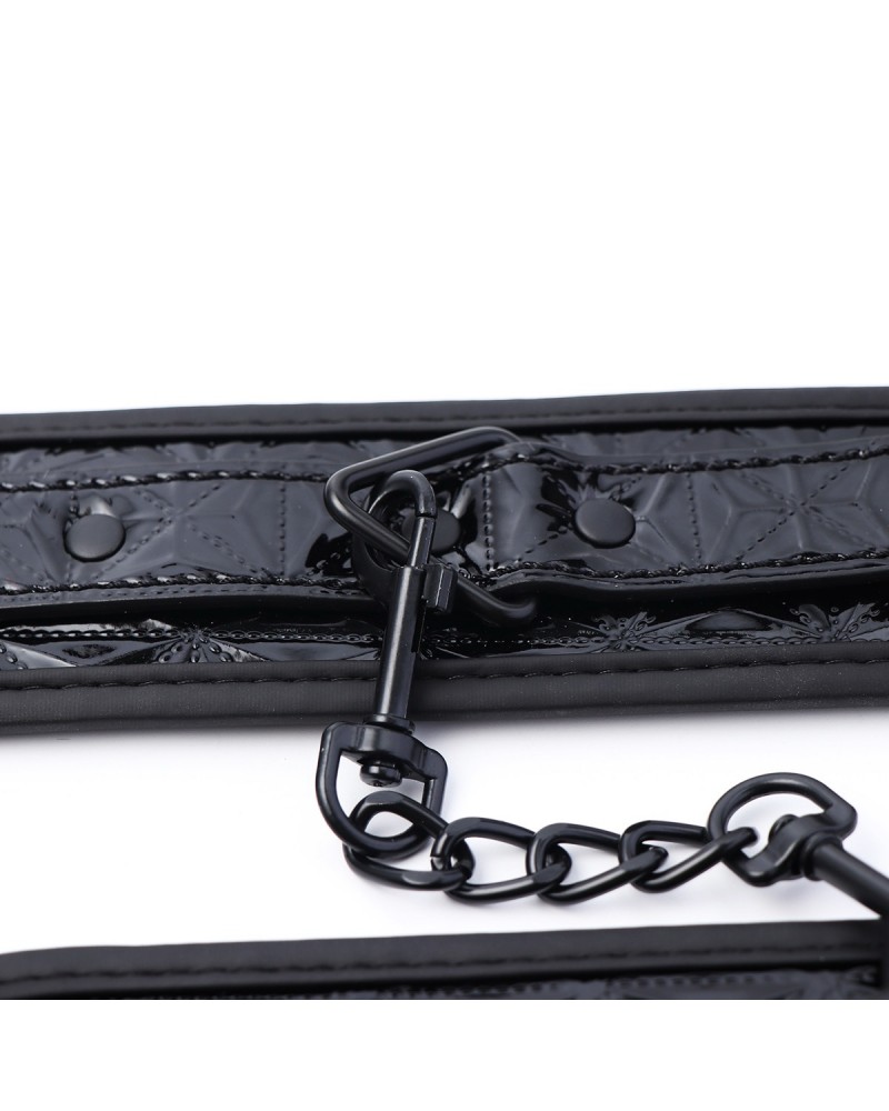 Ophelia's Dream Toys- Patterned wrist cuffs black Ophelia's Dream Toys- Patterned wrist cuffs black