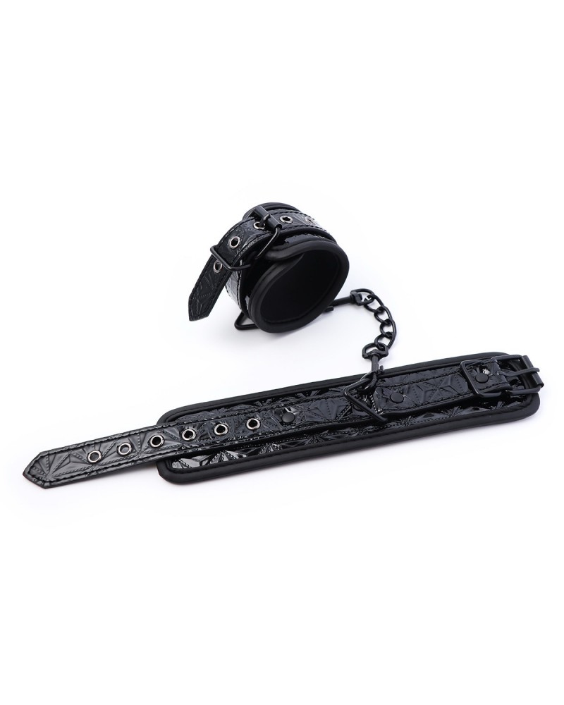 Ophelia's Dream Toys- Patterned wrist cuffs black Ophelia's Dream Toys- Patterned wrist cuffs black