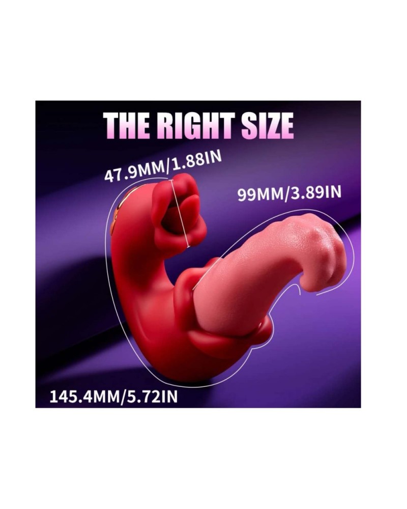 Ophelia's Dream Toys- Vibrating and rotating double pleasure toy Ophelia's Dream Toys- Vibrating and rotating double pleasure toy