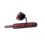Ophelia's Dream Toys- Patterned wrist cuffs red Ophelia's Dream Toys- Patterned wrist cuffs red