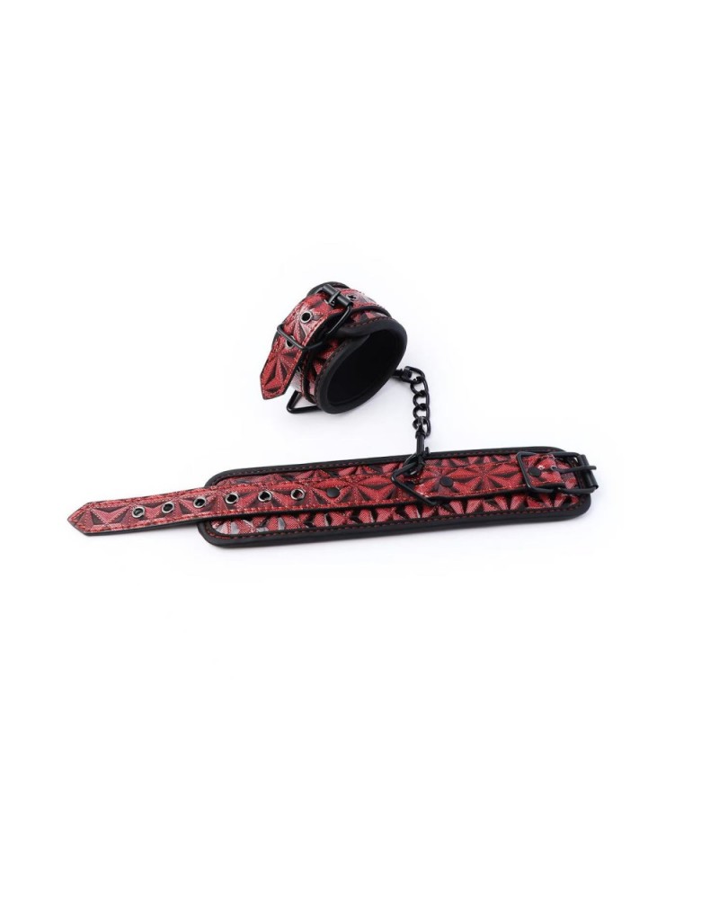 Ophelia's Dream Toys- Patterned wrist cuffs red Ophelia's Dream Toys- Patterned wrist cuffs red
