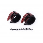 Ophelia's Dream Toys- Patterned wrist cuffs red Ophelia's Dream Toys- Patterned wrist cuffs red