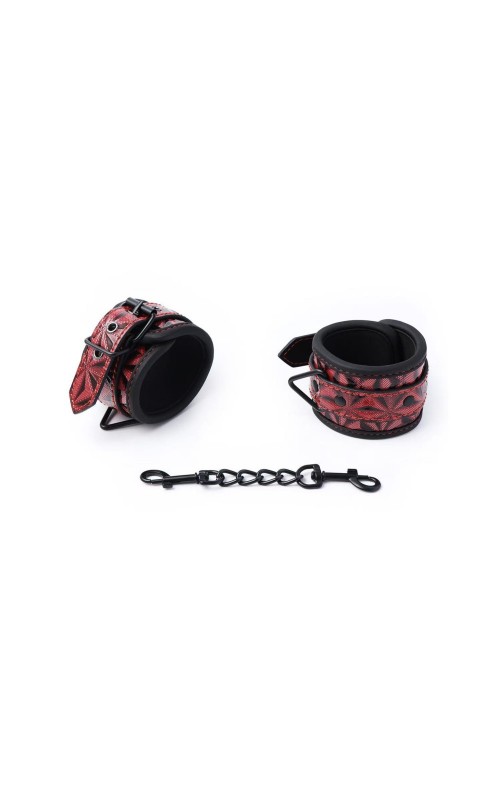 Ophelia's Dream Toys- Patterned wrist cuffs red