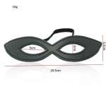 Ophelia's Dream Toys- Black Faux Leather Eye Masquerade Mask Ophelia's Dream Toys- Black Faux Leather Eye Masquerade Mask