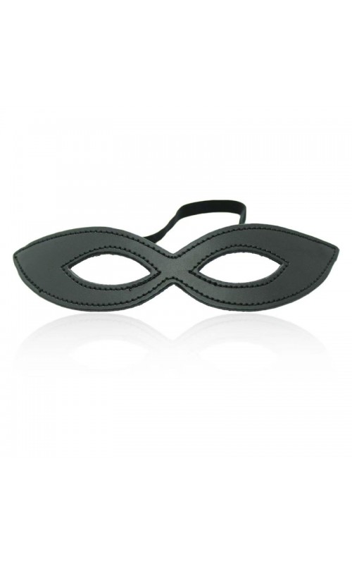 Ophelia's Dream Toys- Black Faux Leather Eye Masquerade Mask