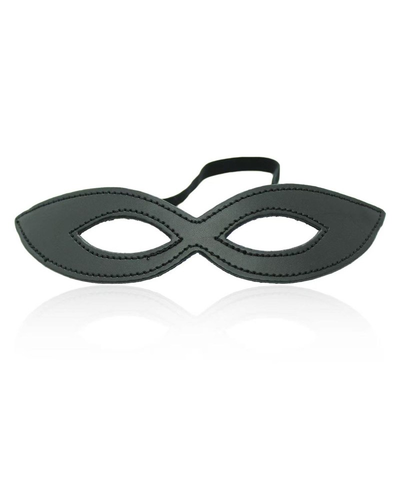 Ophelia's Dream Toys- Black Faux Leather Eye Masquerade Mask Ophelia's Dream Toys- Black Faux Leather Eye Masquerade Mask