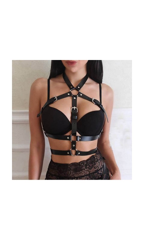Ophelia's Dream Lingerie- Βlack body harness