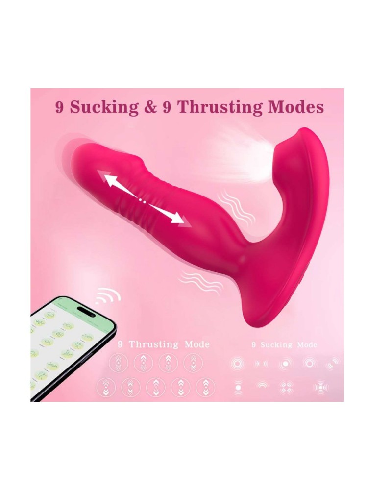 Ophelia's Dream Toys- App controlled wearable thrusting and clitoral suction vibrator Ophelia's Dream Toys- App controlled wearable thrusting and clitoral suction vibrator
