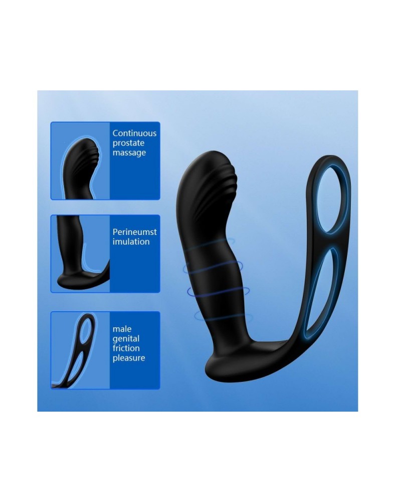 Ophelia's Dream Toys- Αpp controlled prostate massager with cock ring Ophelia's Dream Toys- Αpp controlled prostate massager with cock ring
