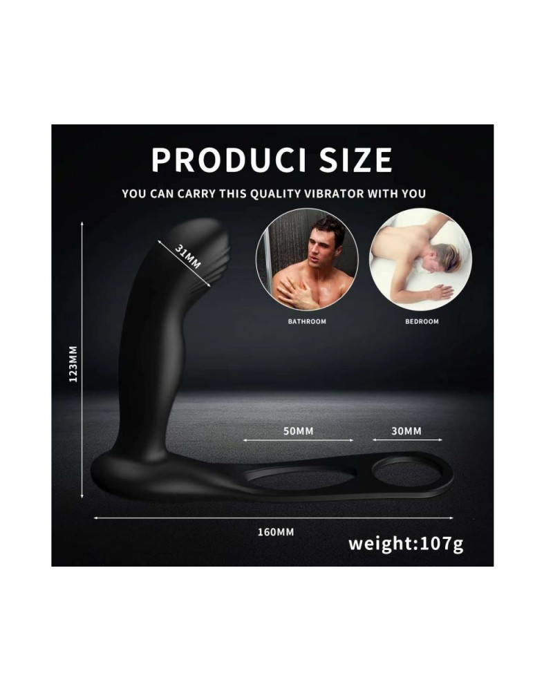 Ophelia's Dream Toys- Αpp controlled prostate massager with cock ring Ophelia's Dream Toys- Αpp controlled prostate massager with cock ring