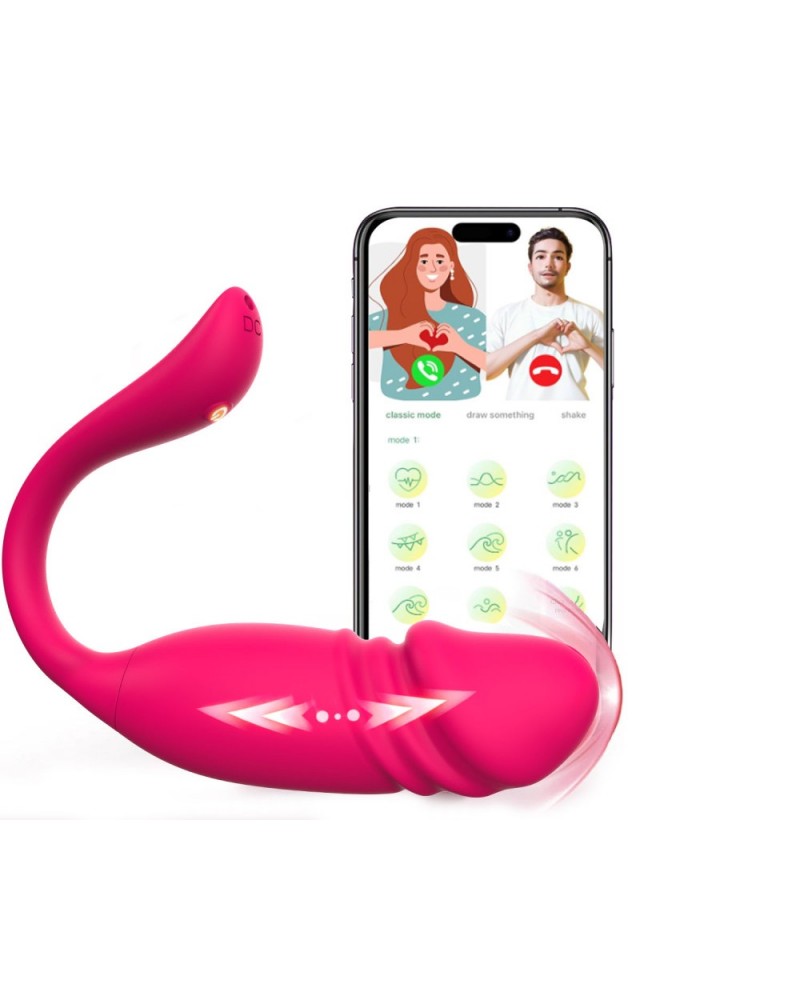 Ophelia's Dream Toys- Thrusting wearable vibrator