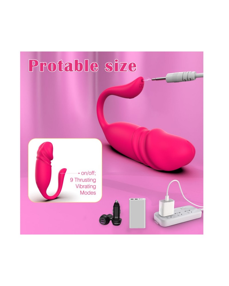 Ophelia's Dream Toys- Thrusting wearable vibrator