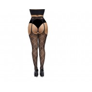 Ophelia's Dream Lingerie - Dotted criss cross pantyhose