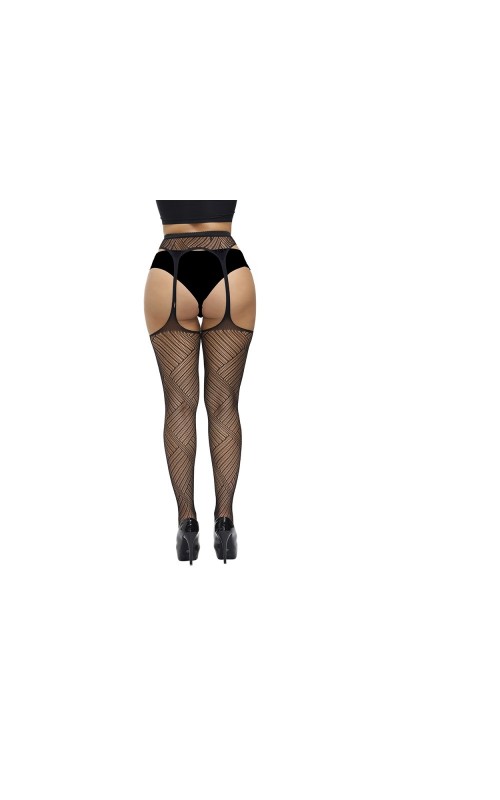 Ophelia's Dream Lingerie- Geometric pattern pantyhose