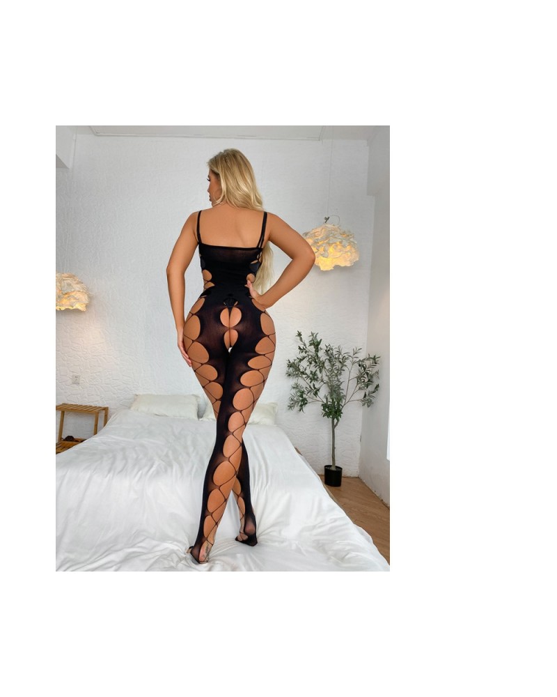 Ophelia's Dream Lingerie- Black strappy catsuit