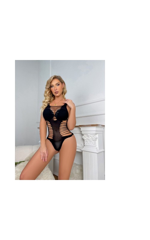 Ophelia's Dream Lingerie- Black teddy with straps