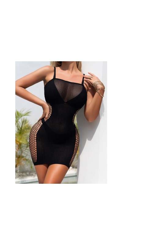 Ophelia's Dream Lingerie - Black see through dress