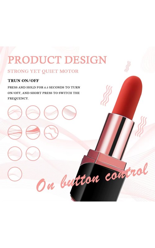 Ophelia's Dream Toys - Vibrating Lipstick - Black Ophelia's Dream Toys - Vibrating Lipstick - Black